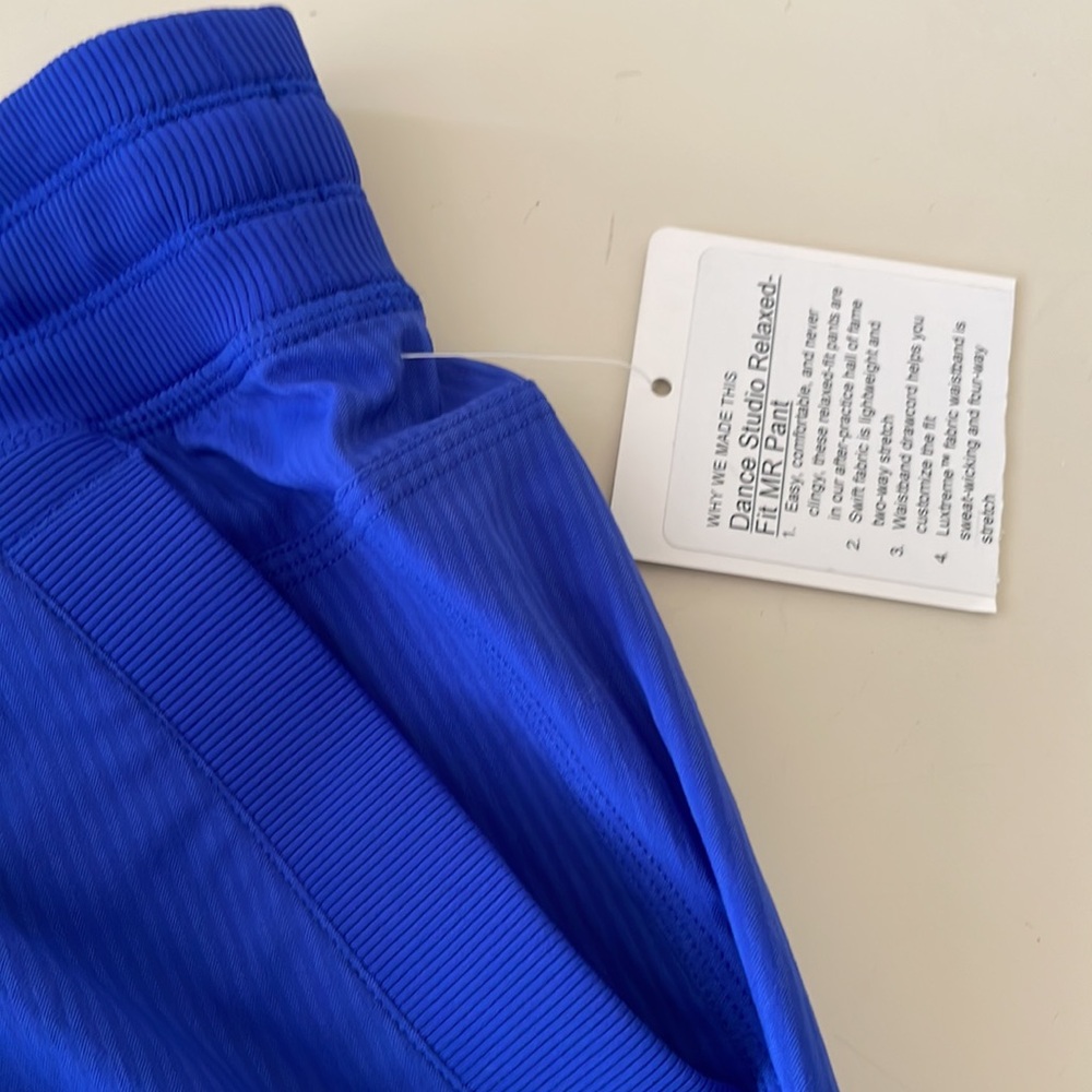 Lululemon Dance Studio Pants Beach Ball Blue - Picture 7 of 8